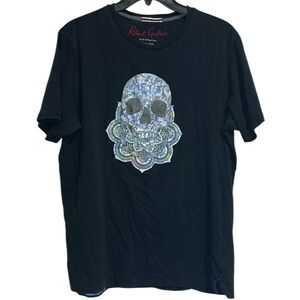 Robert Graham COBA Classic Fit Skull Short Sleeve T-Shirt Men's Size M